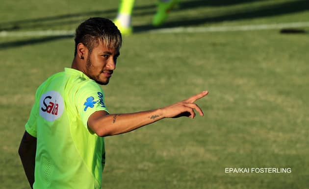 Brazil training session